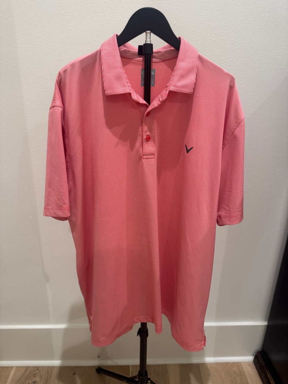 Callaway Men's Coral-Pink Performance Polo